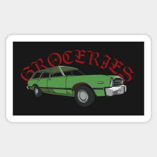 Groceries - Gangster Station Wagon Sticker